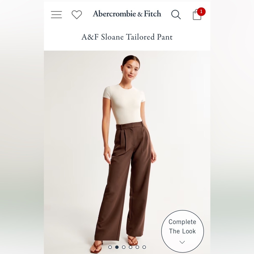 Abercrombie & Fitch - Sloane Tailored Pant
